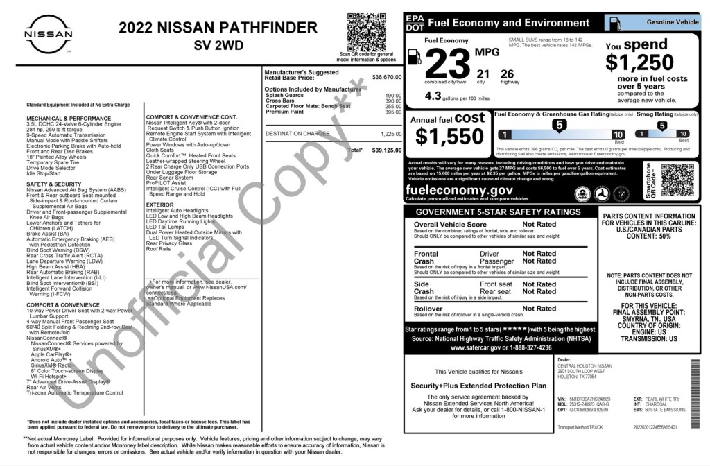 2022 Nissan Pathfinder Image 13