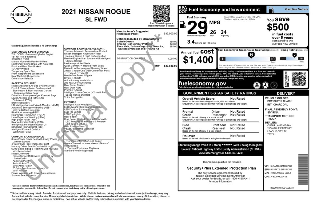 2021 Nissan Rogue Image 7
