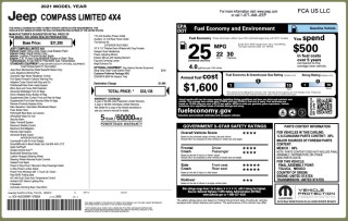 Image for 2021 Jeep Compass Limited ID: 7494661