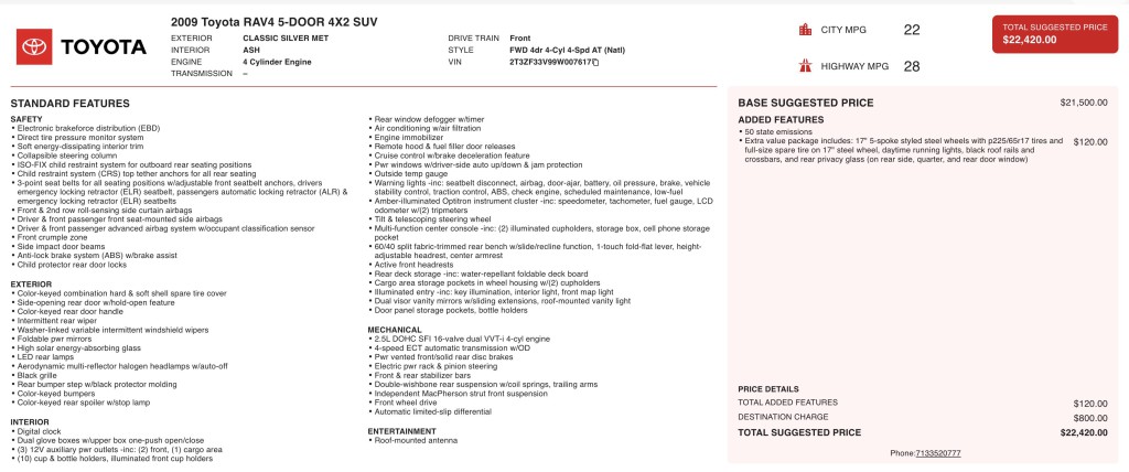 2009 Toyota Rav4 Image 3
