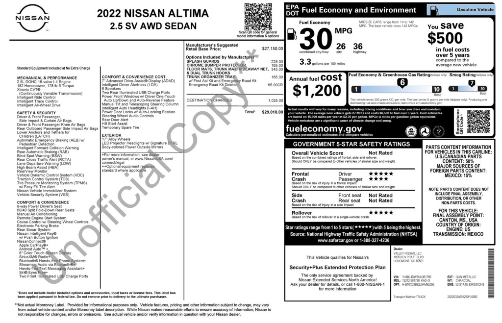 2022 Nissan Altima Image 6