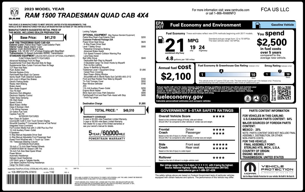 2023 RAM 1500 Image 6