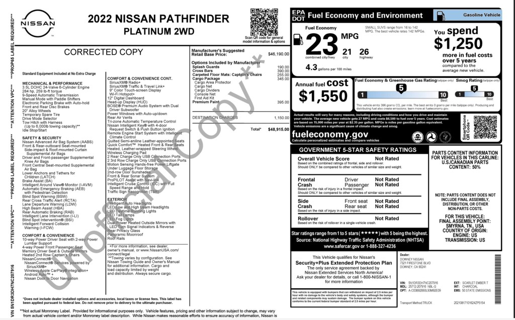 2022 Nissan Pathfinder Image 11