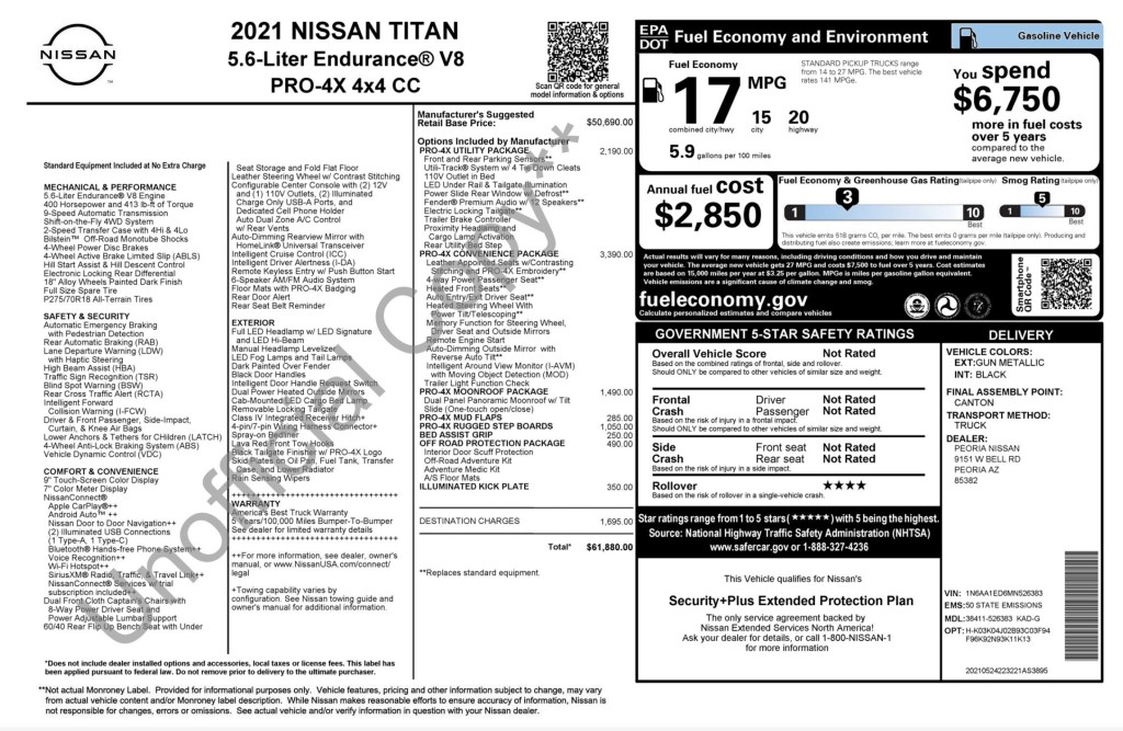 2021 Nissan Titan Image 3