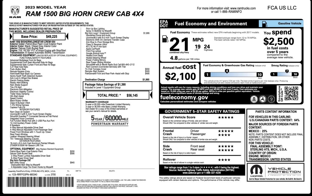 2023 RAM 1500 Image 3