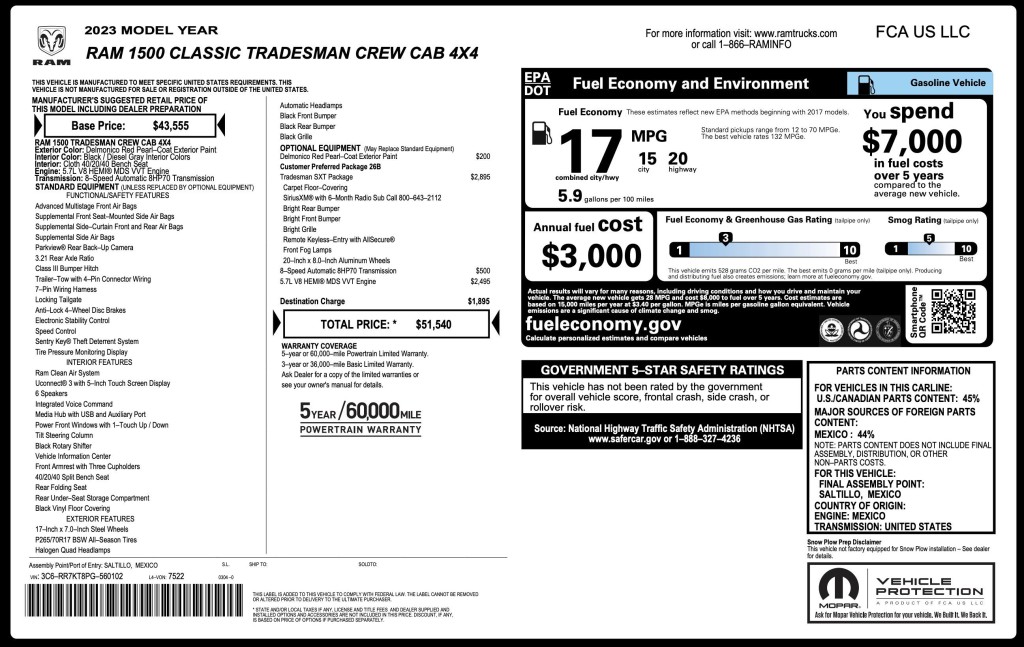2023 RAM 1500 Image 3