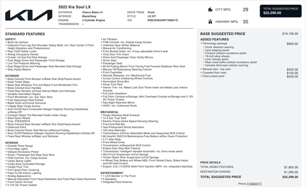 2022 Kia Soul Image 1