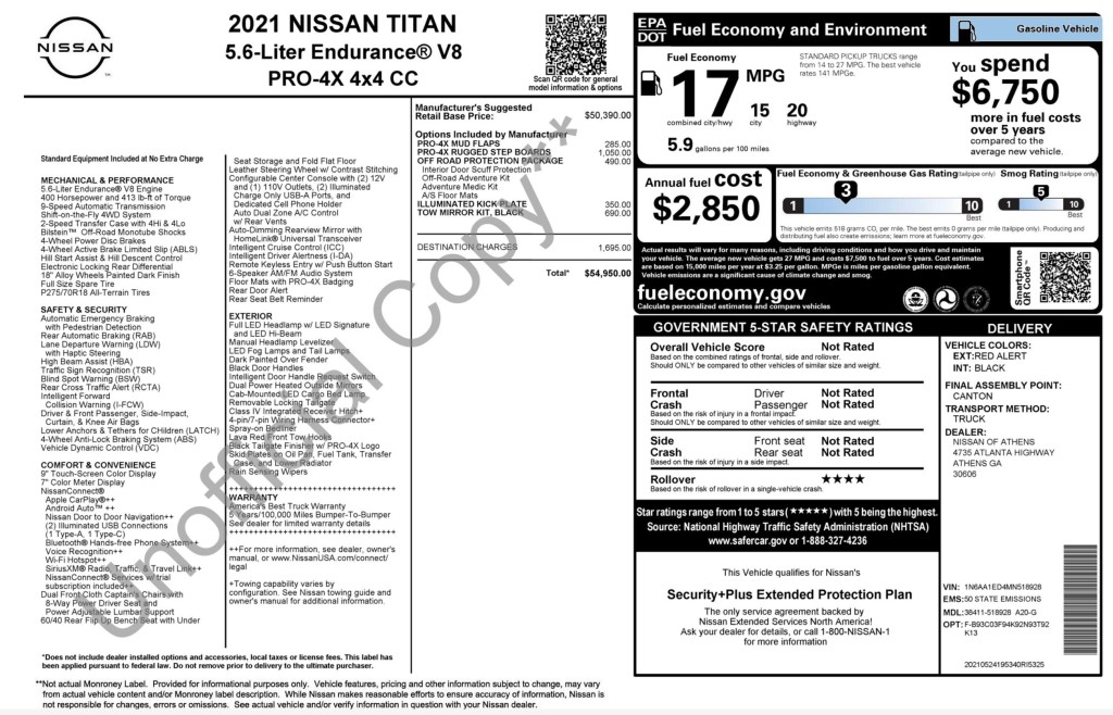 2021 Nissan Titan Image 13