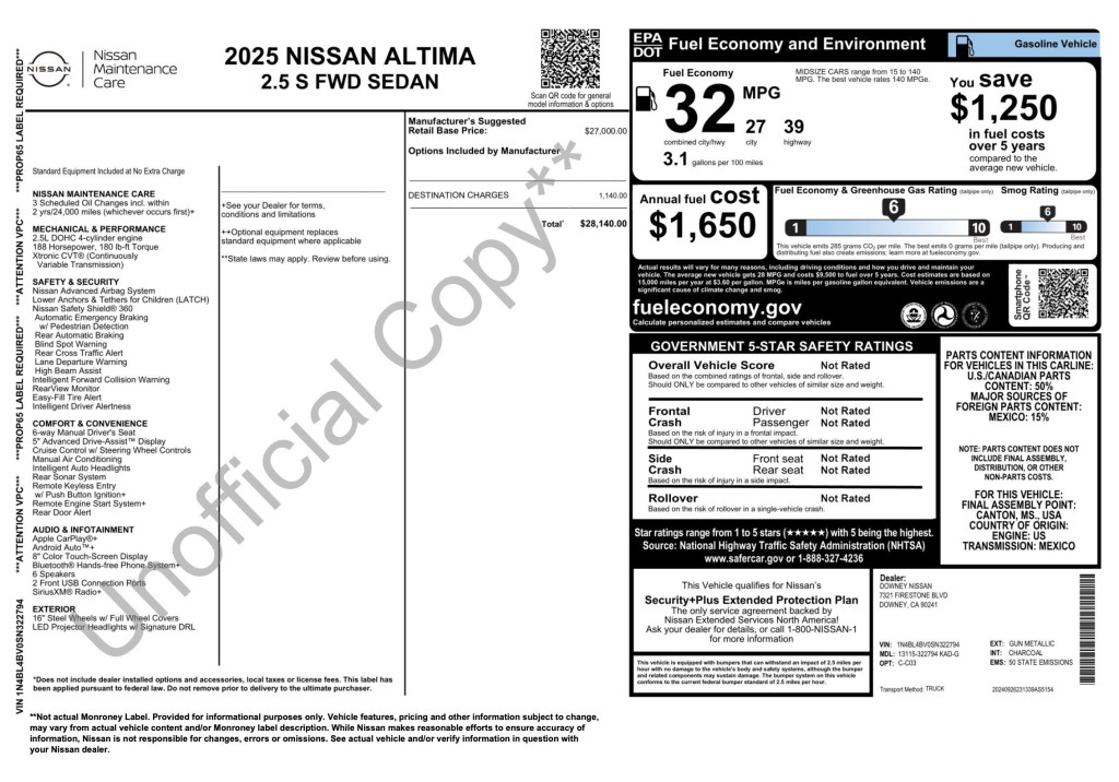 2025 Nissan Altima Image 13