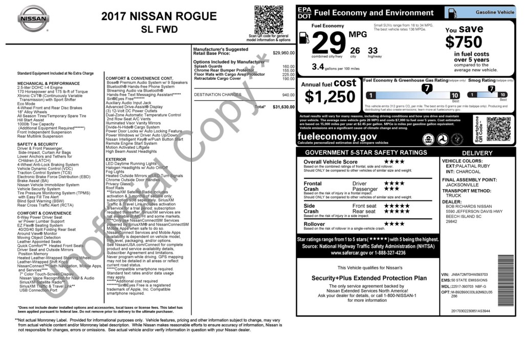 2017 Nissan Rogue Image 5
