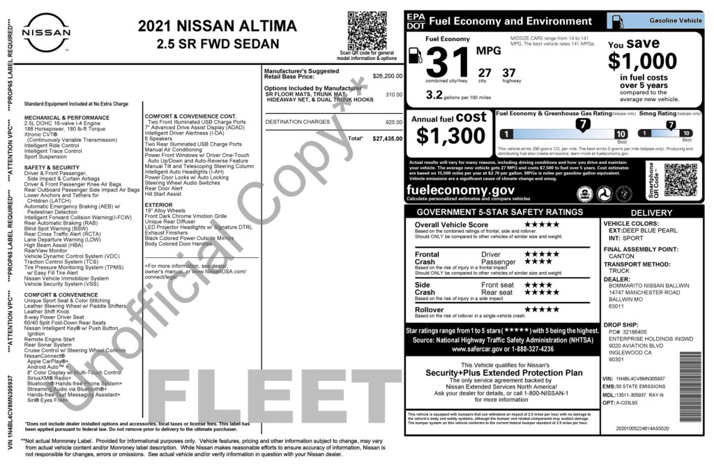 2021 Nissan Altima Image 13