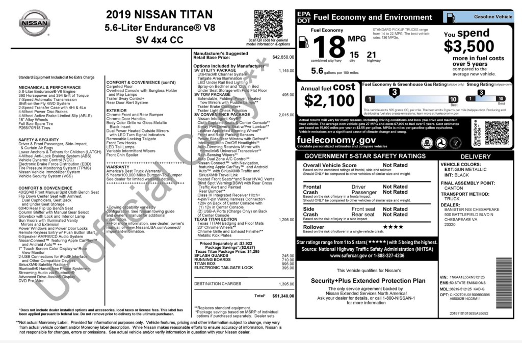 2019 Nissan Titan Image 3