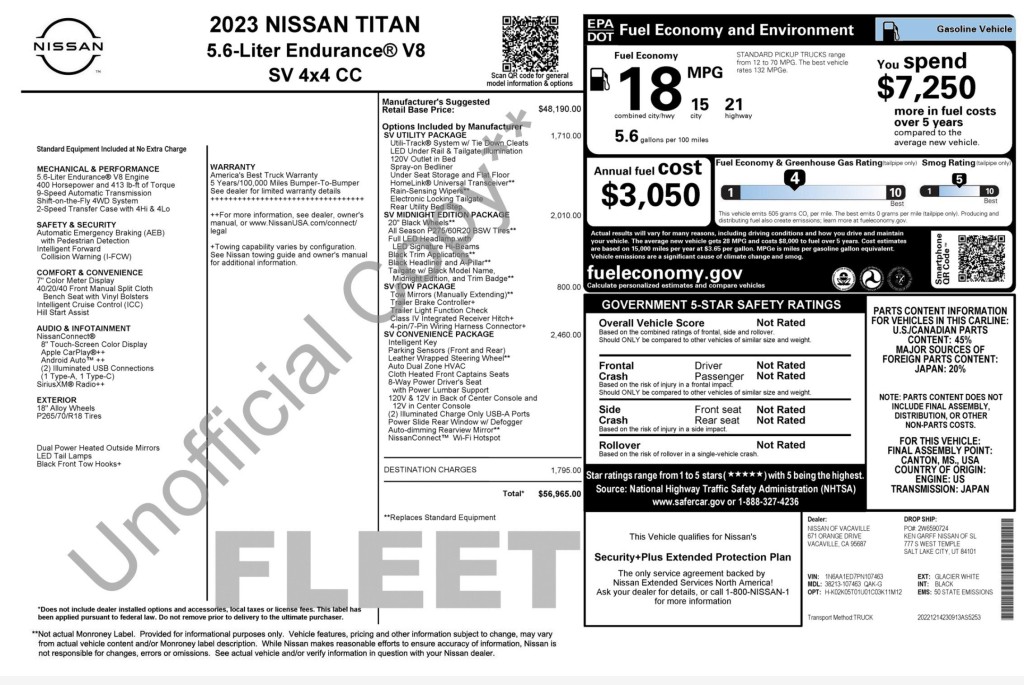 2023 Nissan Titan Image 3