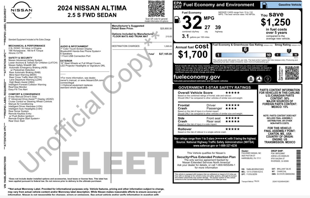 2024 Nissan Altima Image 3