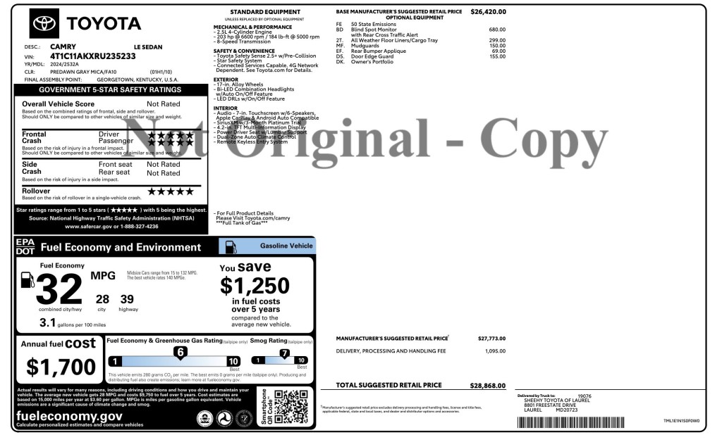 2024 Toyota Camry Image 13