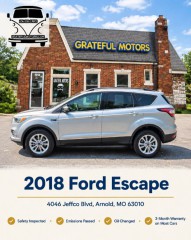 Image for 2018 Ford Escape SE ID: 7660027