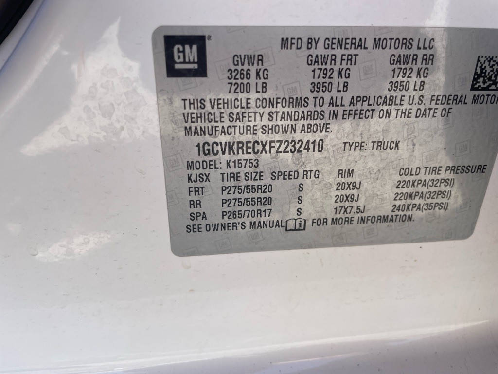 2015 Chevrolet Silverado 1500 Image 3