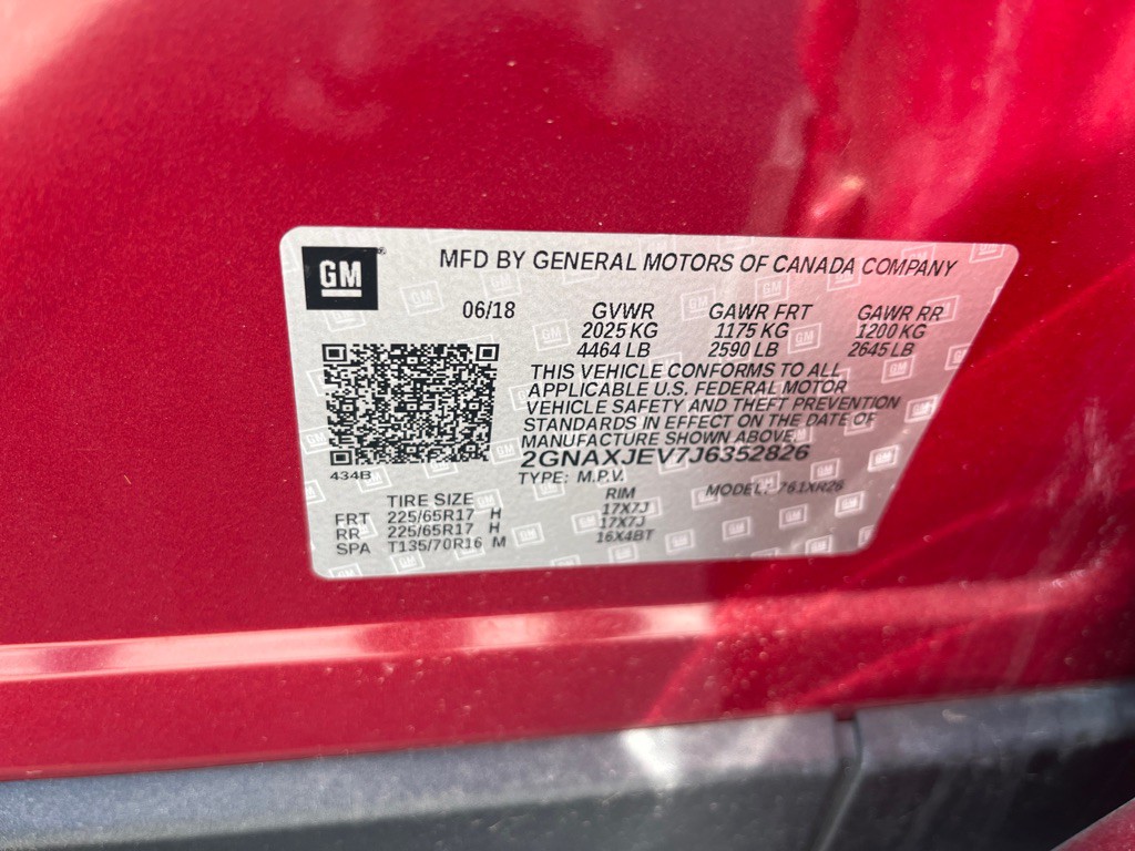 2018 Chevrolet Equinox Image 30