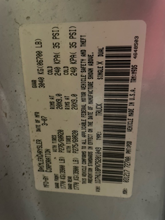 2007 Dodge Ram 1500 Image 3