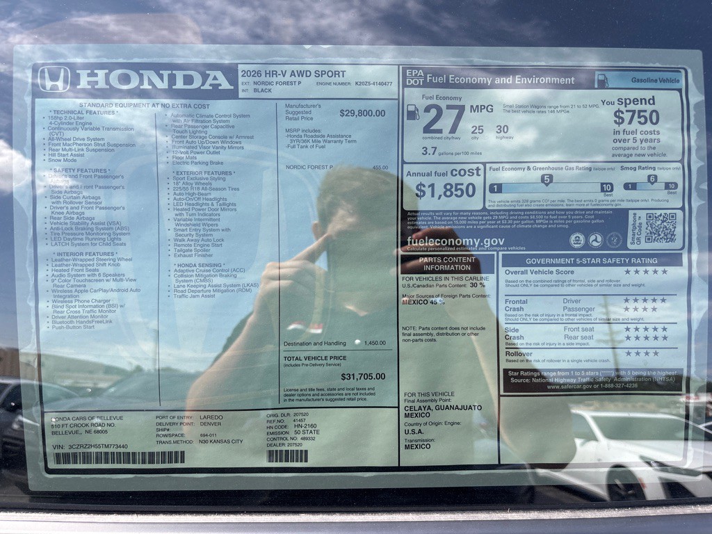 2026 Honda HR-V Image 18