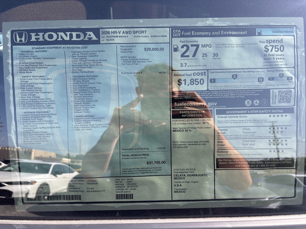 2026 Honda HR-V Image 17