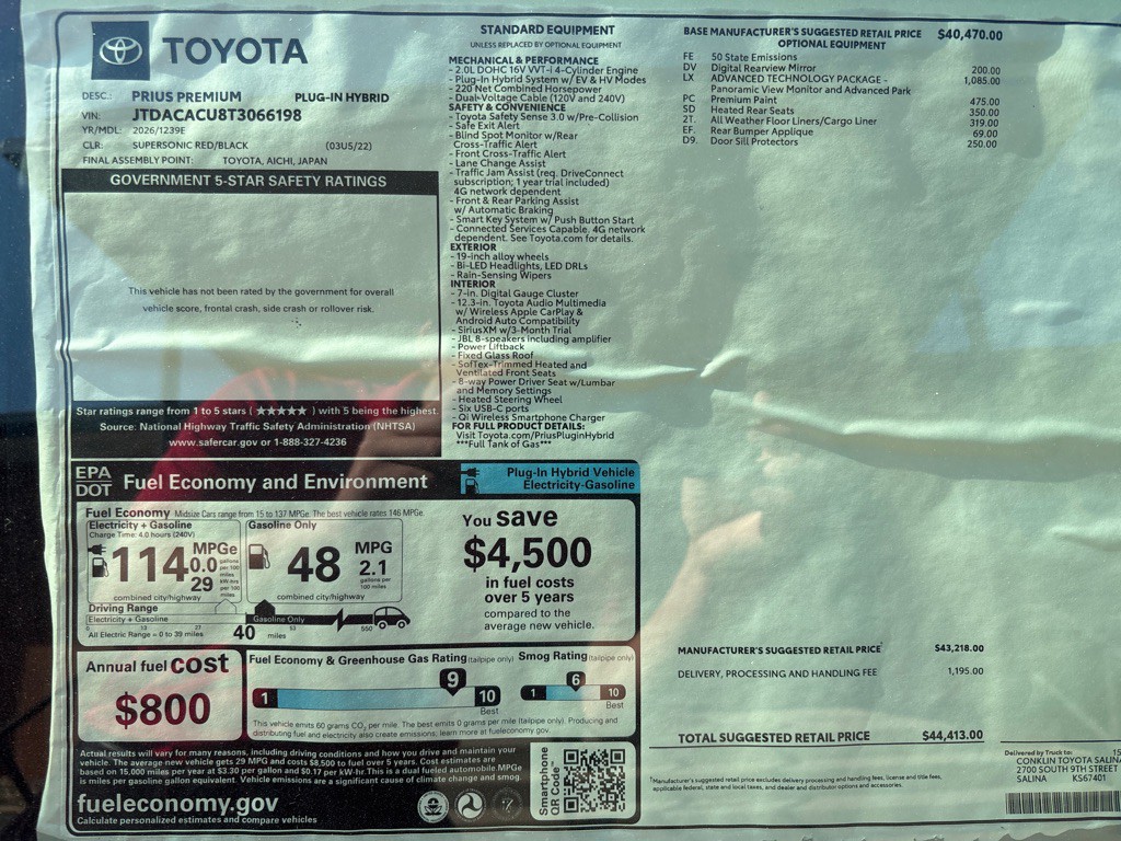 2026 Toyota Prius Image 10