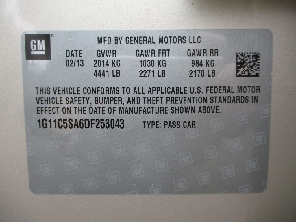 2013 Chevrolet Malibu Image 13