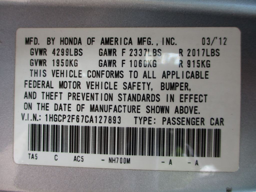 2012 Honda Accord Image 14