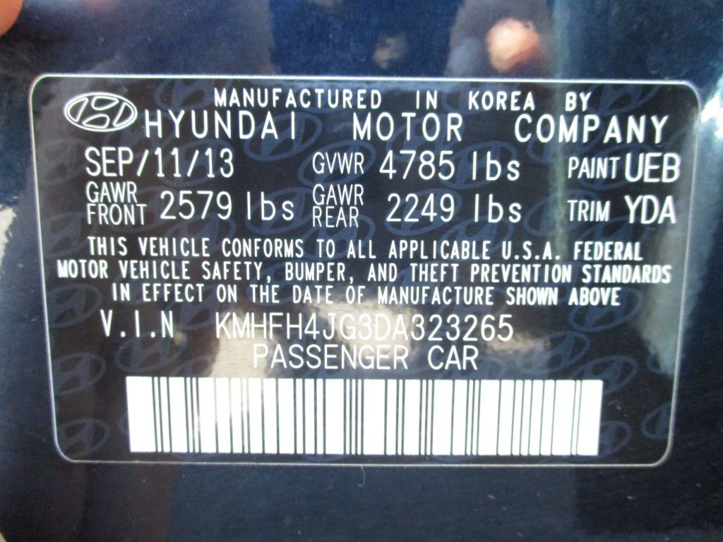 2013 Hyundai Azera Image 13