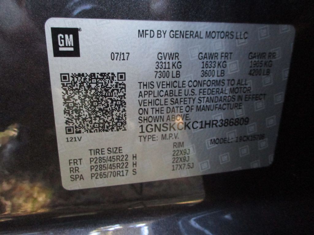 2017 Chevrolet Tahoe Image 19