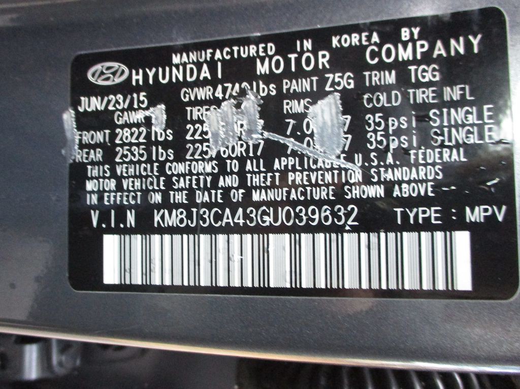 2015 Hyundai Tucson Image 15