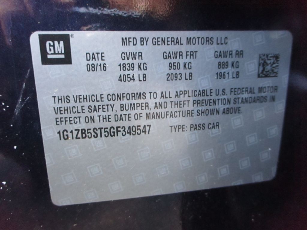 2016 Chevrolet Malibu Image 13