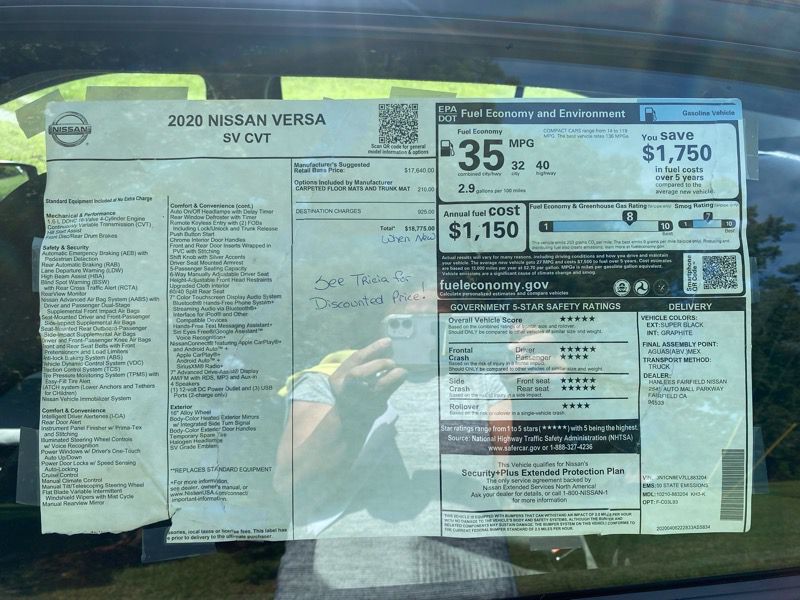2020 Nissan Versa Image 22