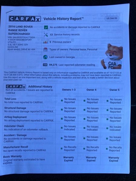 2016 Land Rover Range Rover Image 37