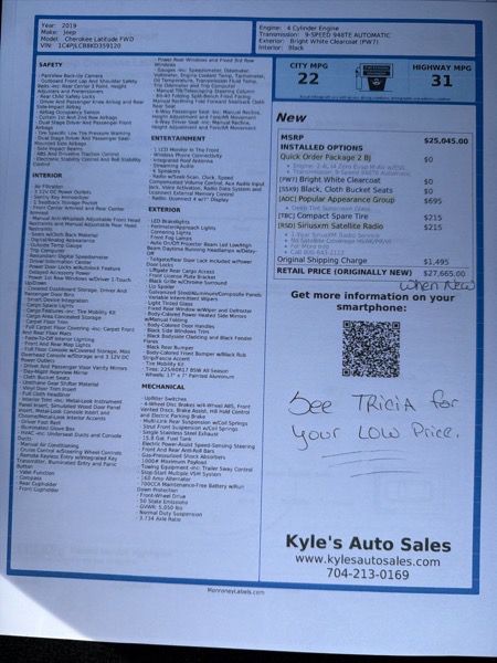 2019 Jeep Cherokee Image 31