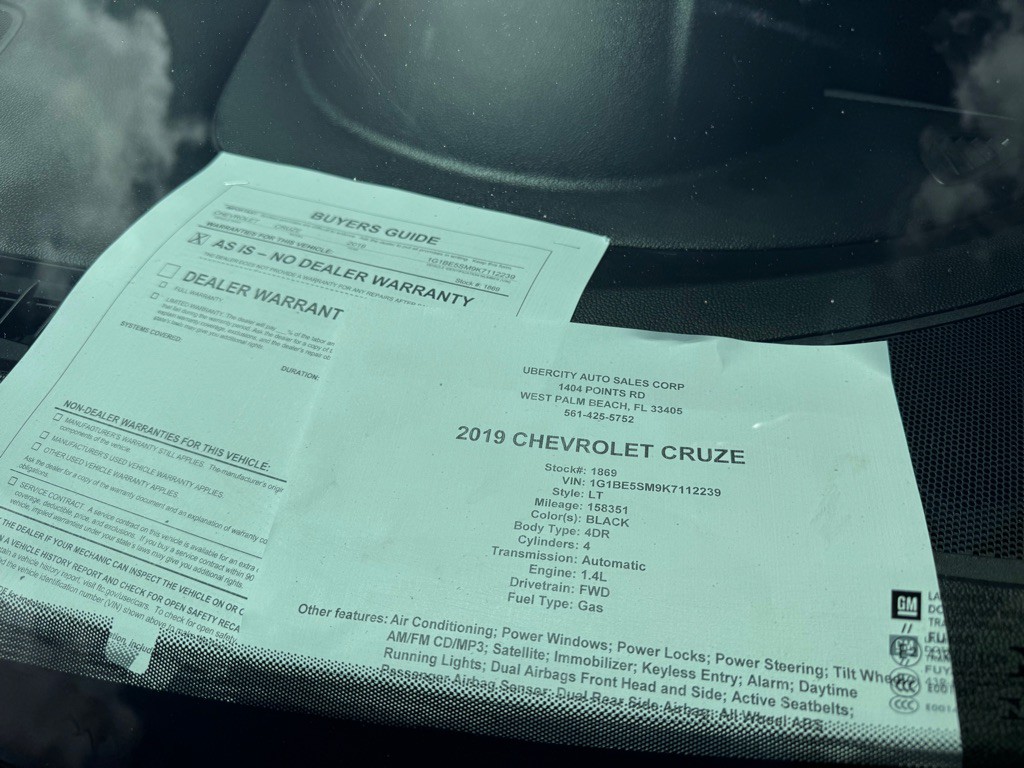 2019 Chevrolet Cruze Image 5