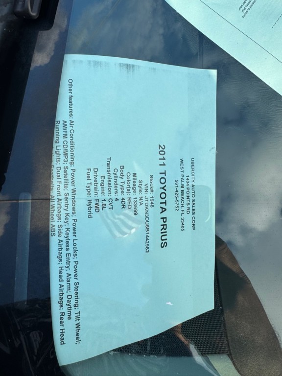 2011 Toyota Prius Image 18