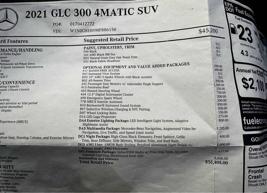 2021 Mercedes-Benz GLC-Class Image 41