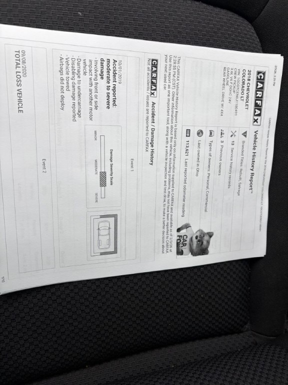 2018 Chevrolet Colorado Image 18