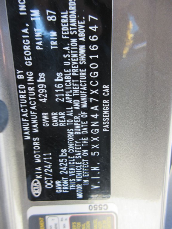 2012 Kia Optima Image 14