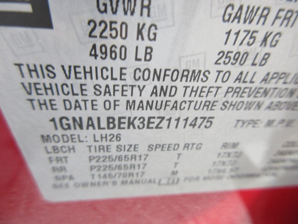 2014 Chevrolet Equinox Image 13