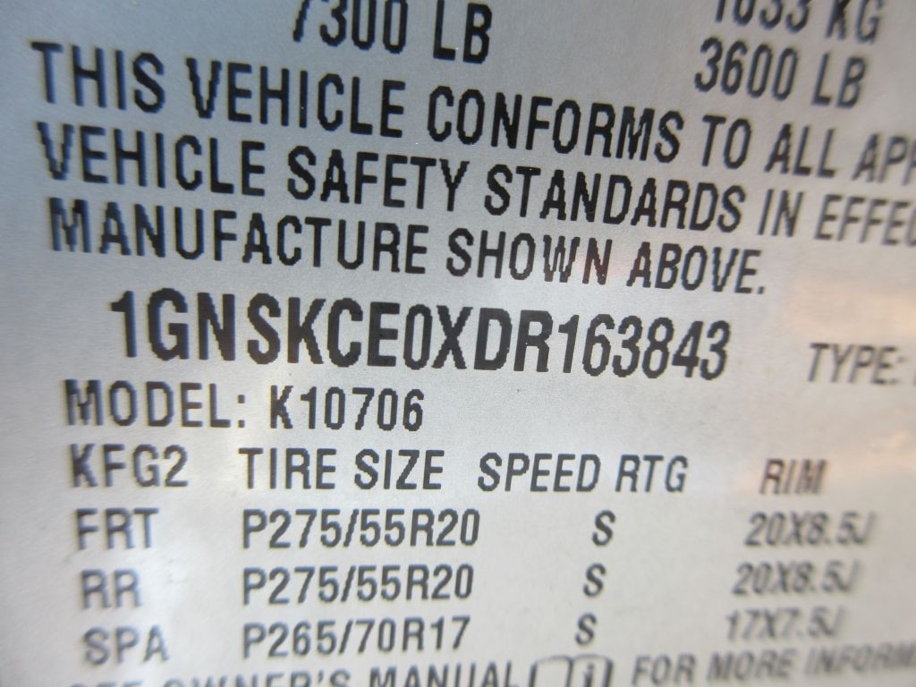 2013 Chevrolet Tahoe Image 16