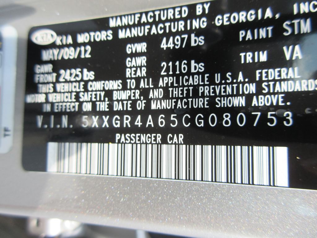 2012 Kia Optima Image 14