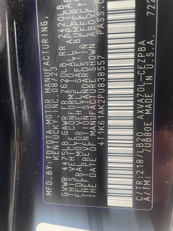 2023 Toyota Camry Image 13