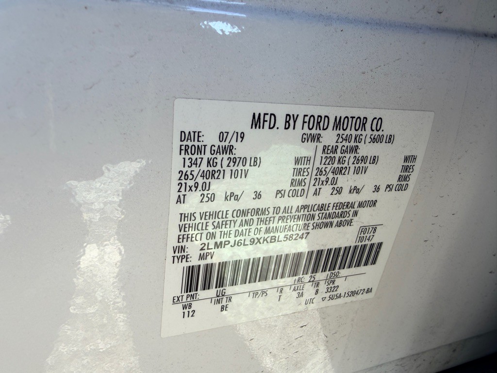 2019 Lincoln Nautilus Image 13