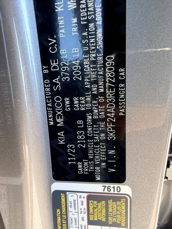 2024 Kia Forte Image 12