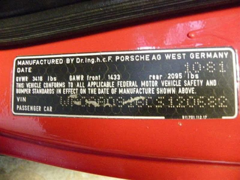 1982 Porsche 911 Image 25