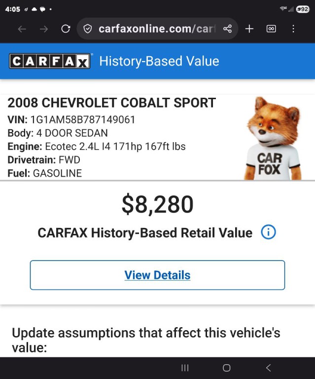 2008 Chevrolet Cobalt Image 3