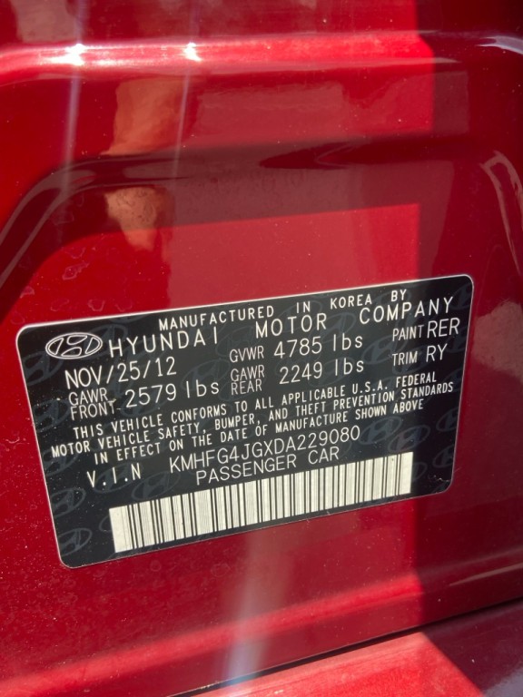 2013 Hyundai Azera Image 35