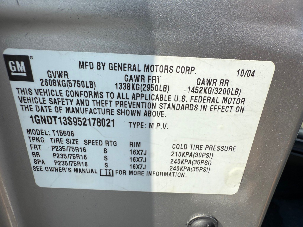2005 Chevrolet Trailblazer Image 30